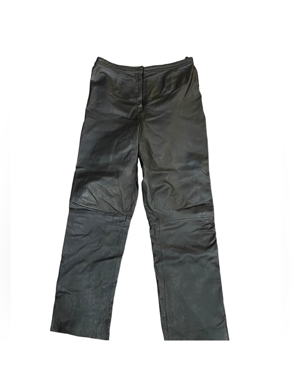 Chandler Hill Womens Size 14 Black Leather Fully Lined Pants